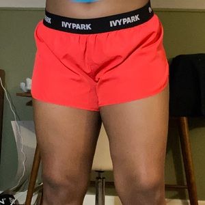 Pink ivy park athletic shorts